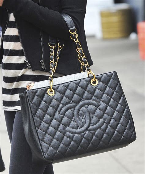 gst tote chanel|chanel caviar grand shopping tote.